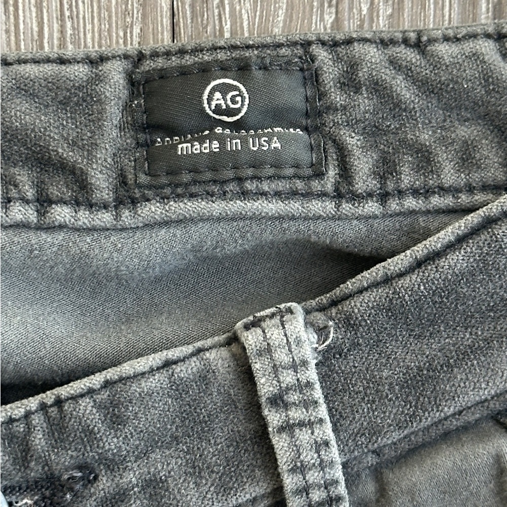 AG Adriano Goldschmied The Willow Zip Pocket Extreme Skinny Jeans Gray Size 24R - Picture 7 of 17